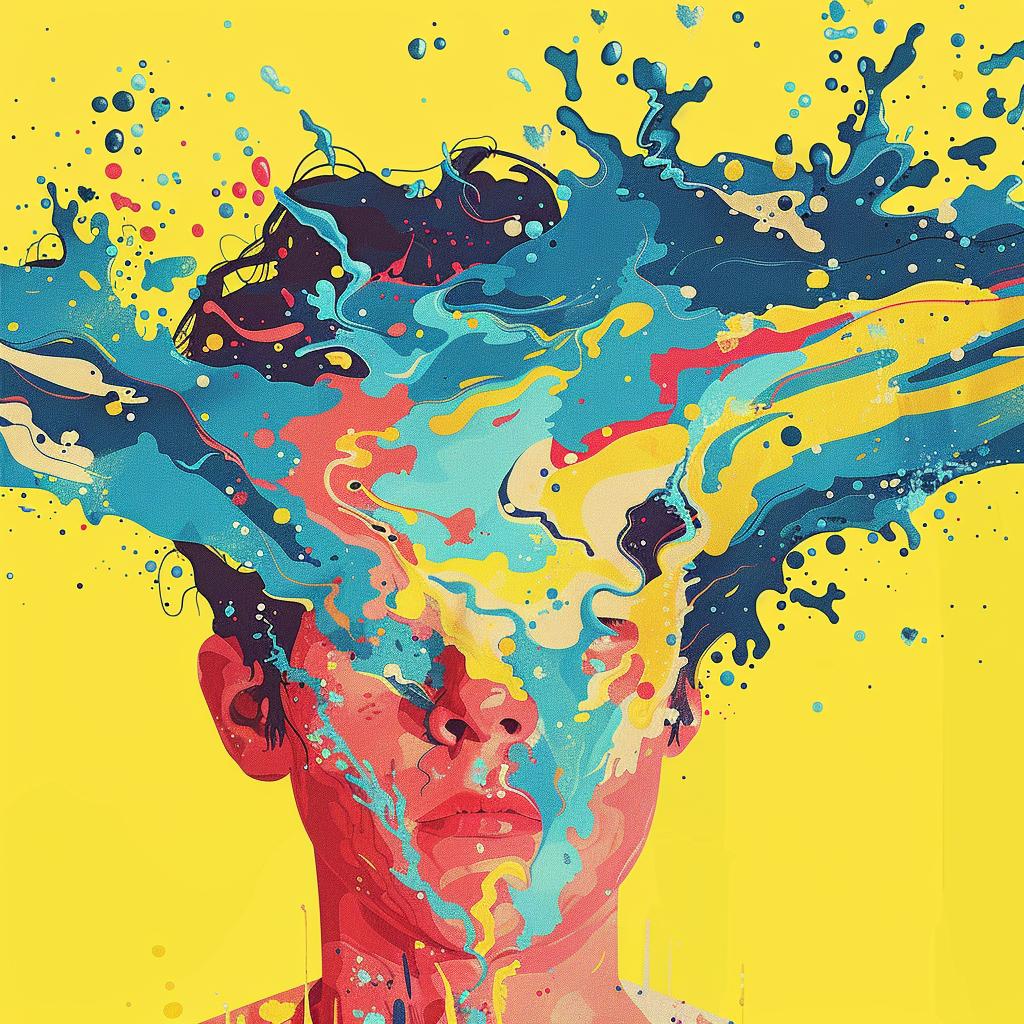 surreal  album  colorful  paint  cubism  splash  expression  portrait  face  artwork 977239