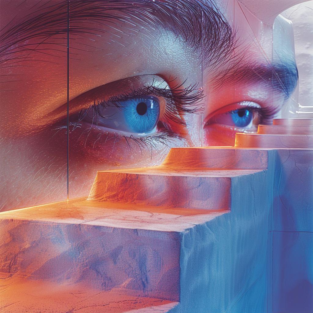 cover  book  woman  eye  stairs  glow  surreal  lighting  natural  photography 1031584