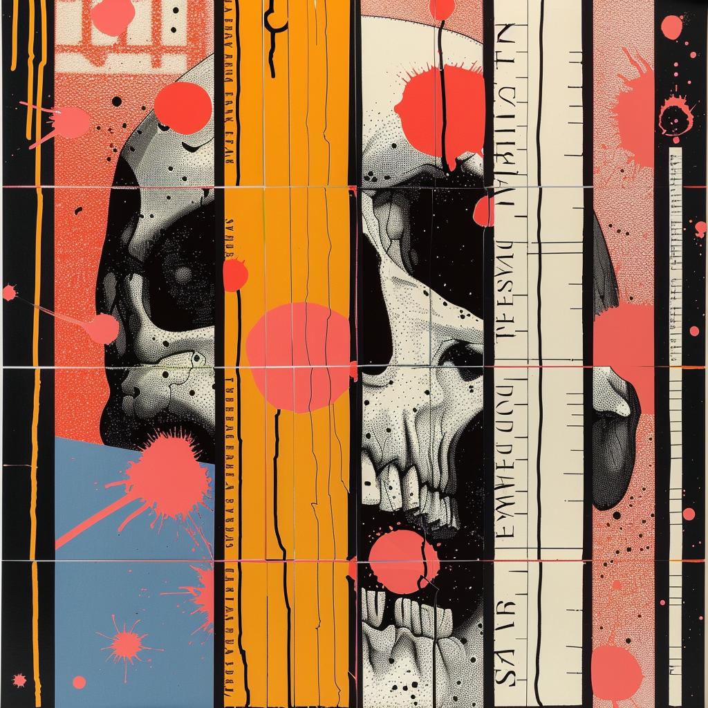abstract  impressionism  skull  graphic  design  colorful  art  collage  surreal  painting 968637