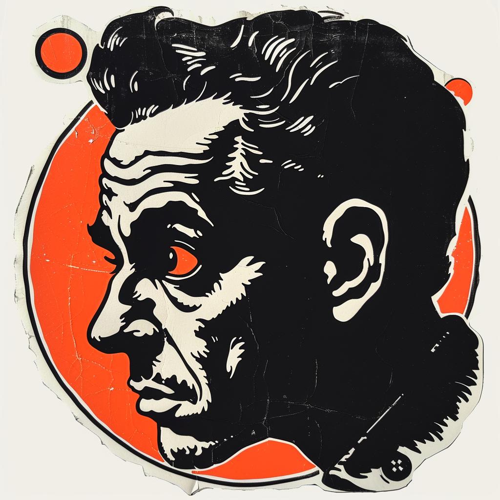 poster  man  face  graphic  illustration  flash  bold  vintage  art  design 927382