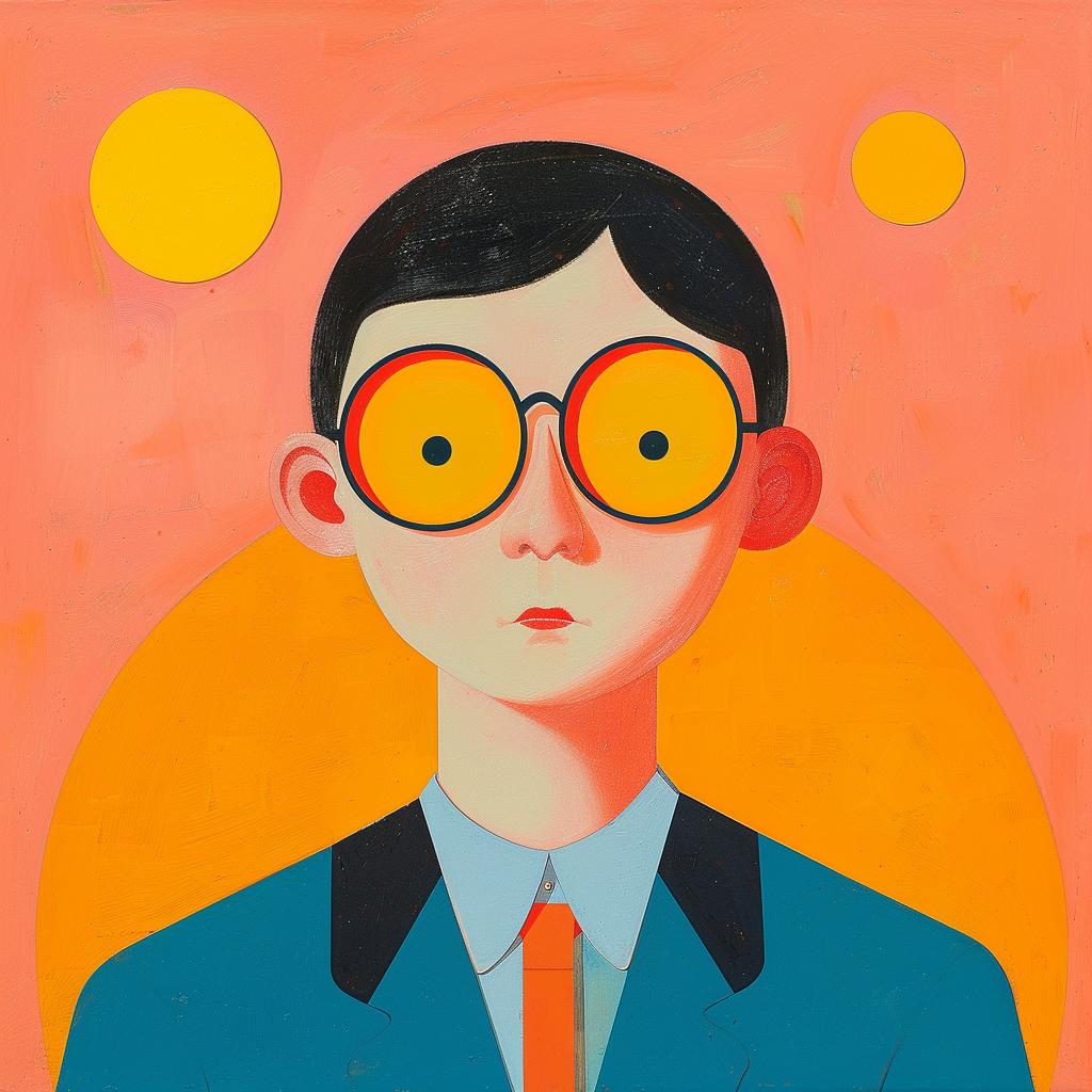 man  glasses  painting  DADA  album  cover  portrait  abstract  modern  art 977674