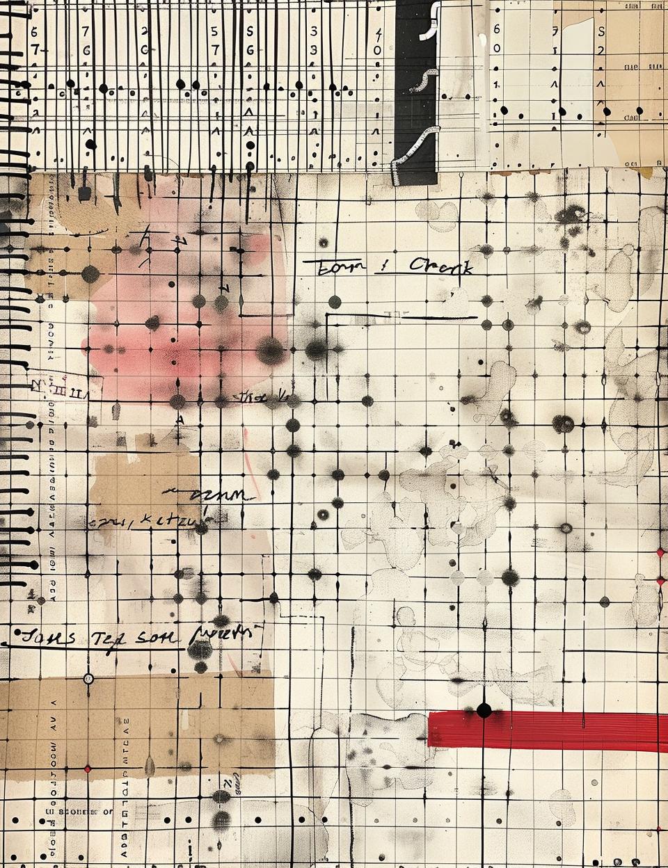 ledger  paper  collage  colored  pencils  drawing  patchwork  minimal  patterns  stained 961926