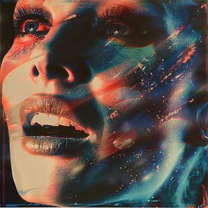 painting  woman  space  background  chromo  glitter  artistic  vibrant  cosmic  dreamlike 1038410