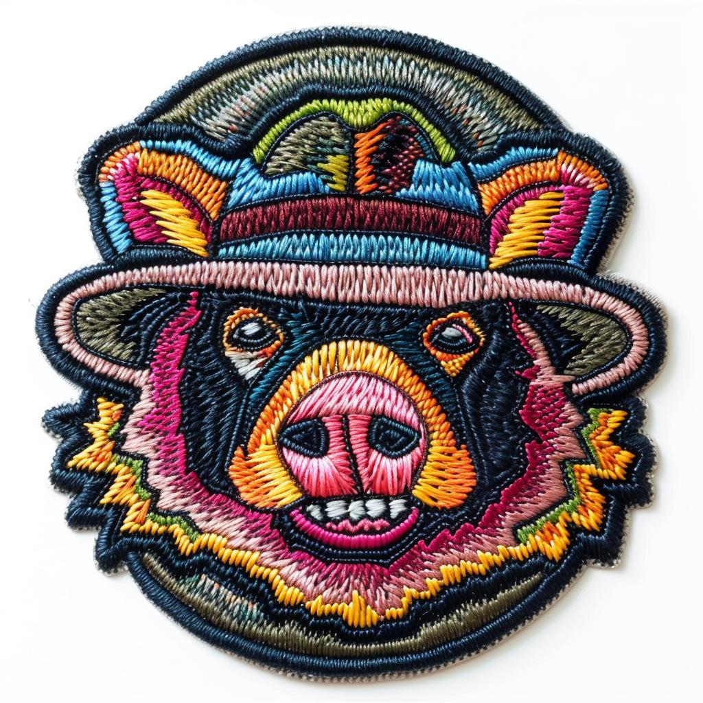 patch  streetwear  chenille  javelina  angry  contrast  stitches  simple  minimal  culture 955027