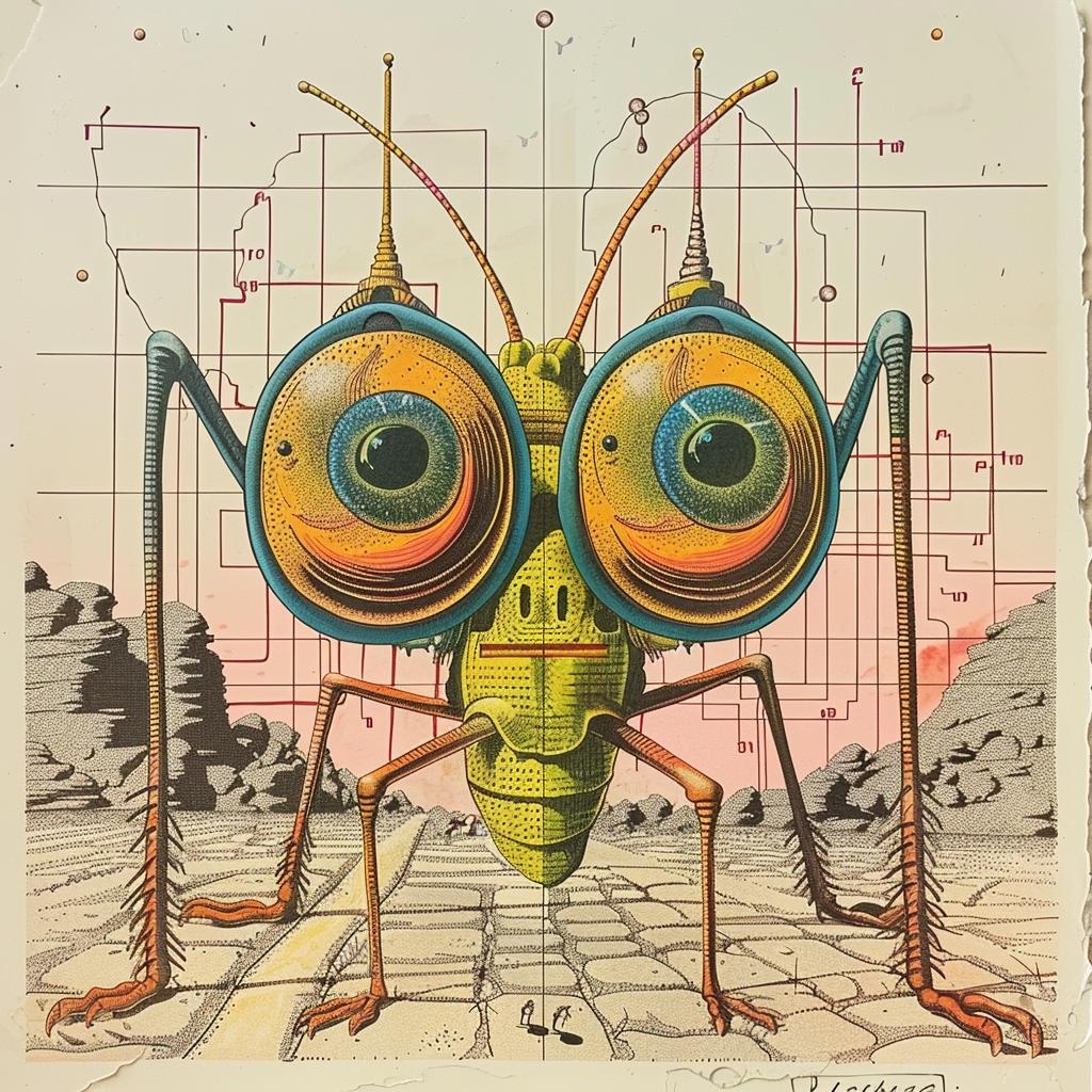 bug  eyes  head  dada  surrealism  airbrush  highlight  creative  nature  playful 939384