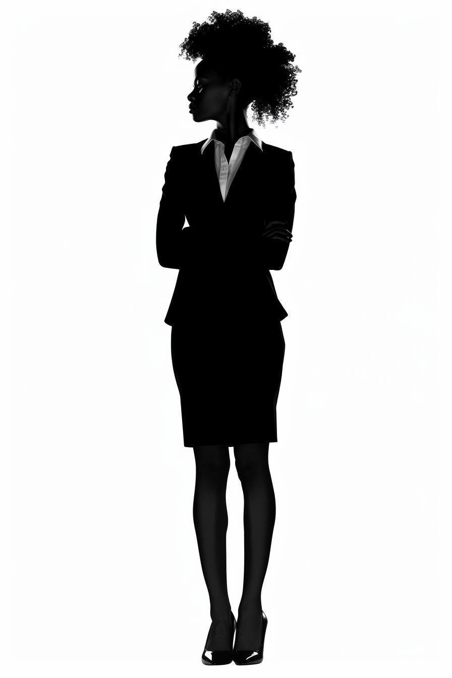 woman  business  African-American  silhouette  suit  vector  white  svg  afro  professional 954327
