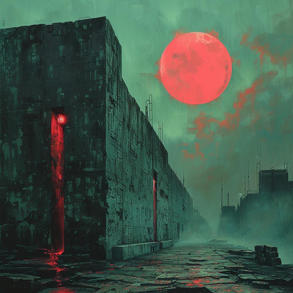 black  red  teal  photo  surreal  city  cyborg  glow  lighting  creative 1019966