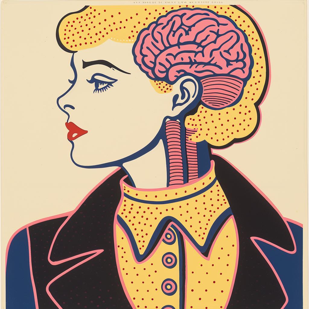 surreal  woman  head  brain  anatomy  poster  minimal  creative  art  emotional 961531