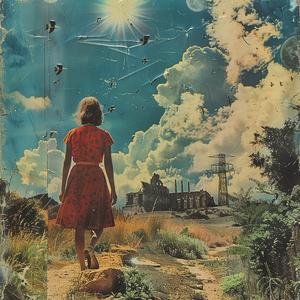 surrealism  collage  female  road  sun  juxtaposition  irony  1990s  enigmatic  artistic 1041220