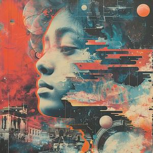 woman  face  space  background  surreal  abstract  symbolist  art  dreamy  imaginative 1079366