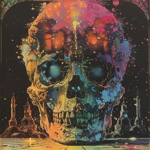 album  cover  art  dark  occult  technicolor  surreal  hyper-realistic  risograph  symbolist 1079059