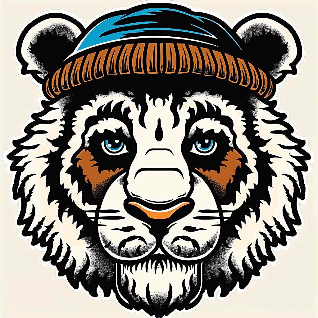 tiger  hat  animal  illustration  playful  character  whimsical  cute  cartoon  nature 962339