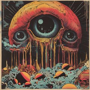 surreal  poster  beast  colorful  symbolist  screenprint  artistic  Todd  White  creative 1078593
