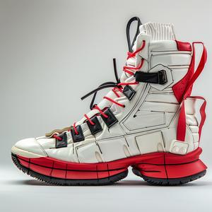 sneakers  white  red  profile  view  studio  photography  hybrid  style  shoes 1038104