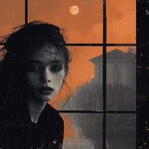 woman  window  moon  night  portrait  Aroch  Avedon  romantic  visual  serene 1063489
