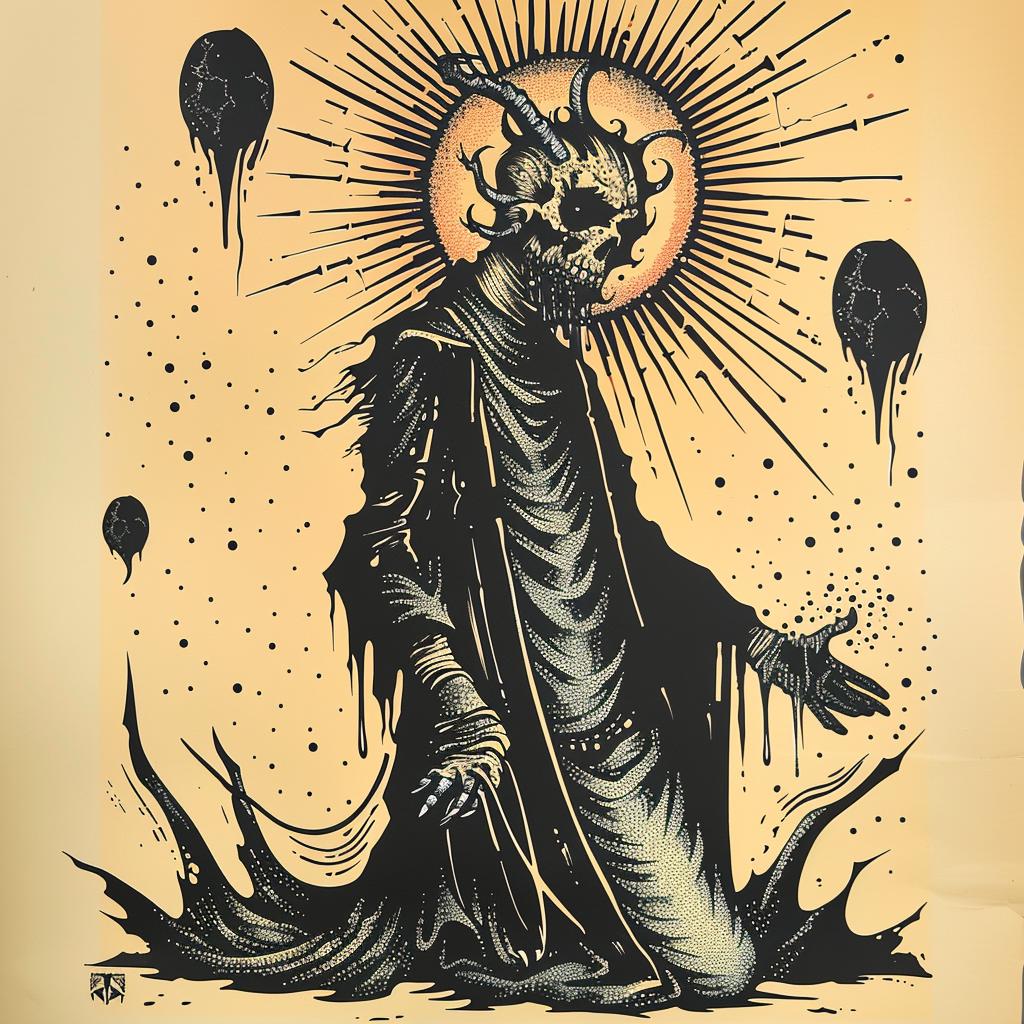Amano  naturalistic  spiritual  terror  dark  arts  occult  devil  part  timer 927160