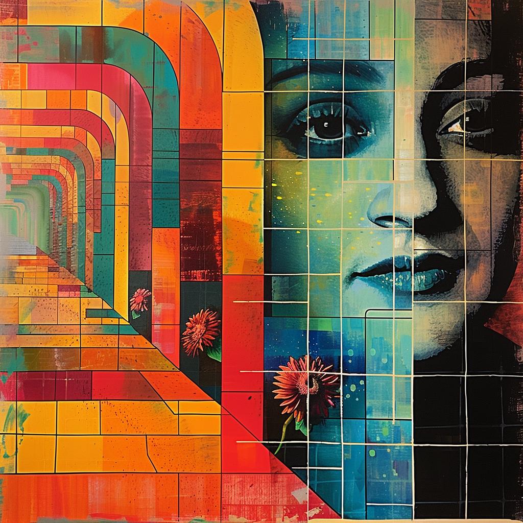 woman  face  colorful  background  chromoluminosity  painting  vibrant  abstract  portrait  art 968000