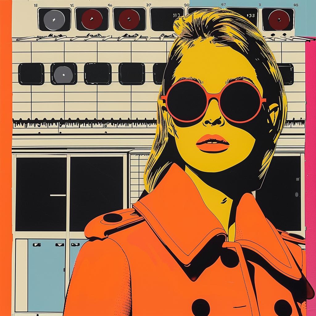 abstract  impressionism  collage  sunglasses  orange  coat  graphic  design  fashion  art 968598