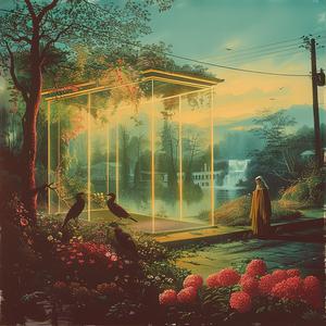 man  yellow  light  box  painting  illustration  art  figure  dramatic  color 1054040