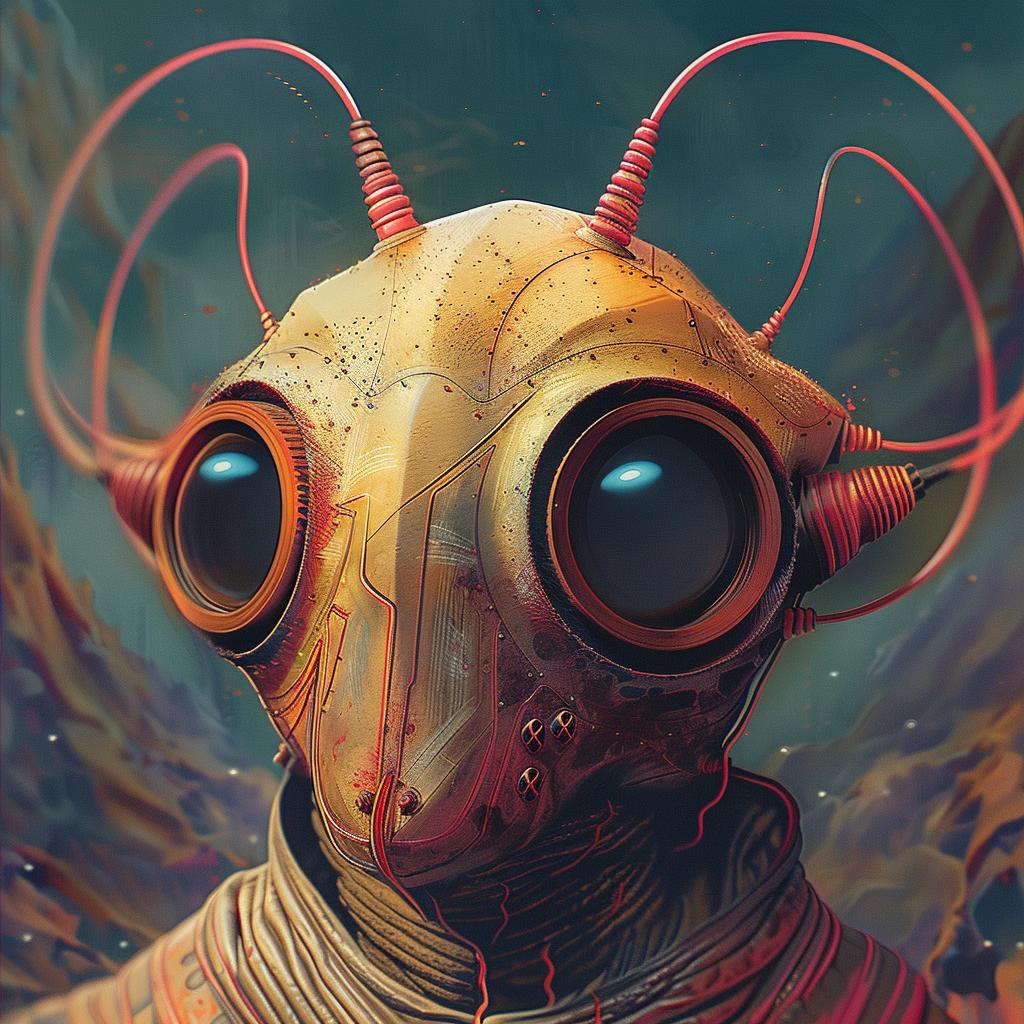 digital  art  robot  eyes  big  creature  illustration  futuristic  colorful  whimsical 967254