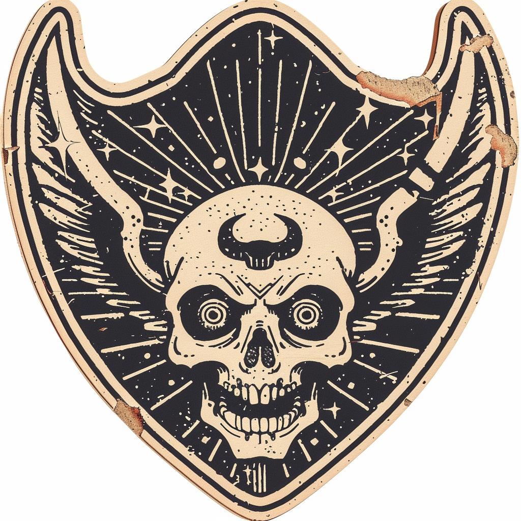 skull  wings  badge  design  occult  dark  introspective  provocative  spiritual  art 933397