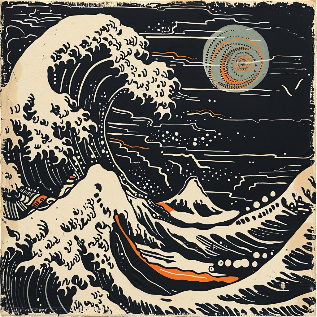 wave  ocean  art  graphic  shauntam  quasar  stylized  wavy  blue  inspiration 932776