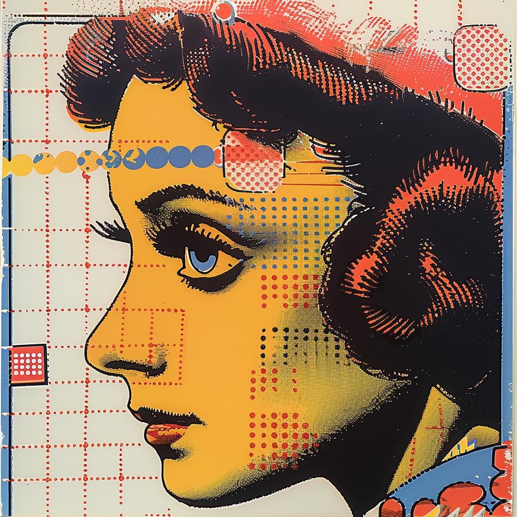 woman  red  hat  portrait  colorful  art  fashion  vibrant  collage  style 963289