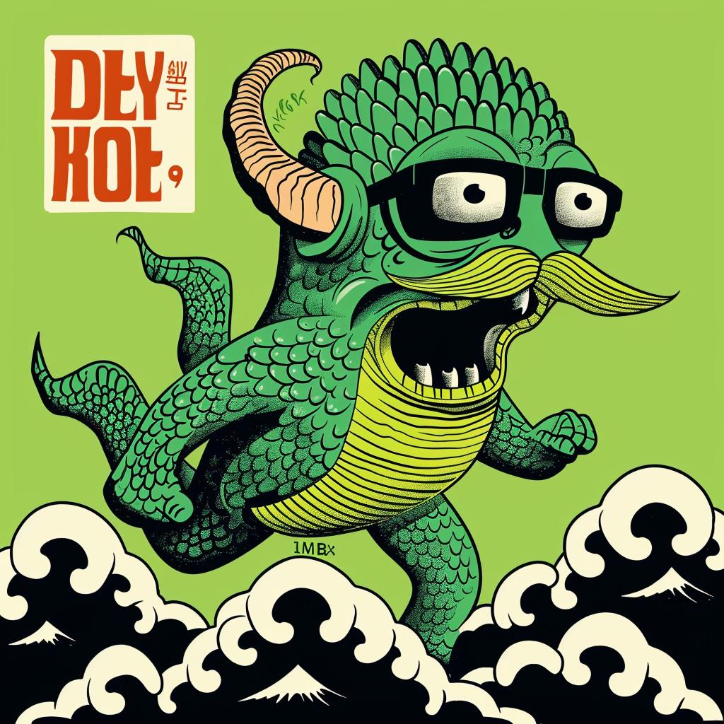 cover  album  Japanese  lettering  creature  art  graphic  design  illustration  music 945845