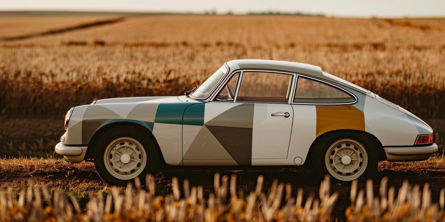 car  classic  geometric  pattern  painting  road  forest  art  automobile  vibrant 938511