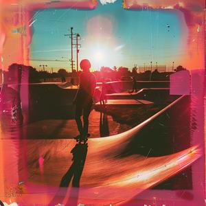 silhouette  teenagers  skatepark  sunset  skateboarding  dynamic  youth  outdoor  freedom  vibrant 1070888
