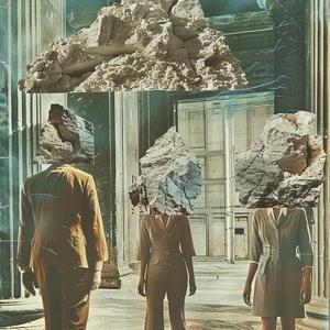 surrealism  collage  montage  ironically  1990s  advertisements  juxtaposition  building  people  enigmatic 1041237
