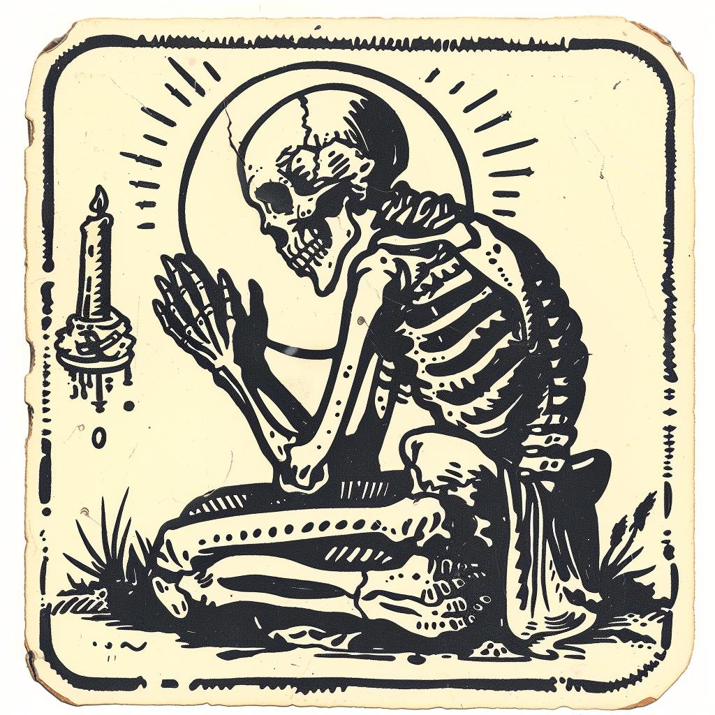 art  drawing  skeleton  praying  black  white  occult  naturalistic  Robert  Crumb 935331