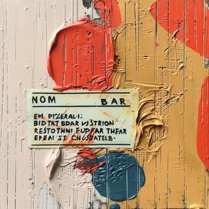 encaustic  paint  palette-knife  impasto  Picasso  bar  sign  colorful  artwork  design 1066340