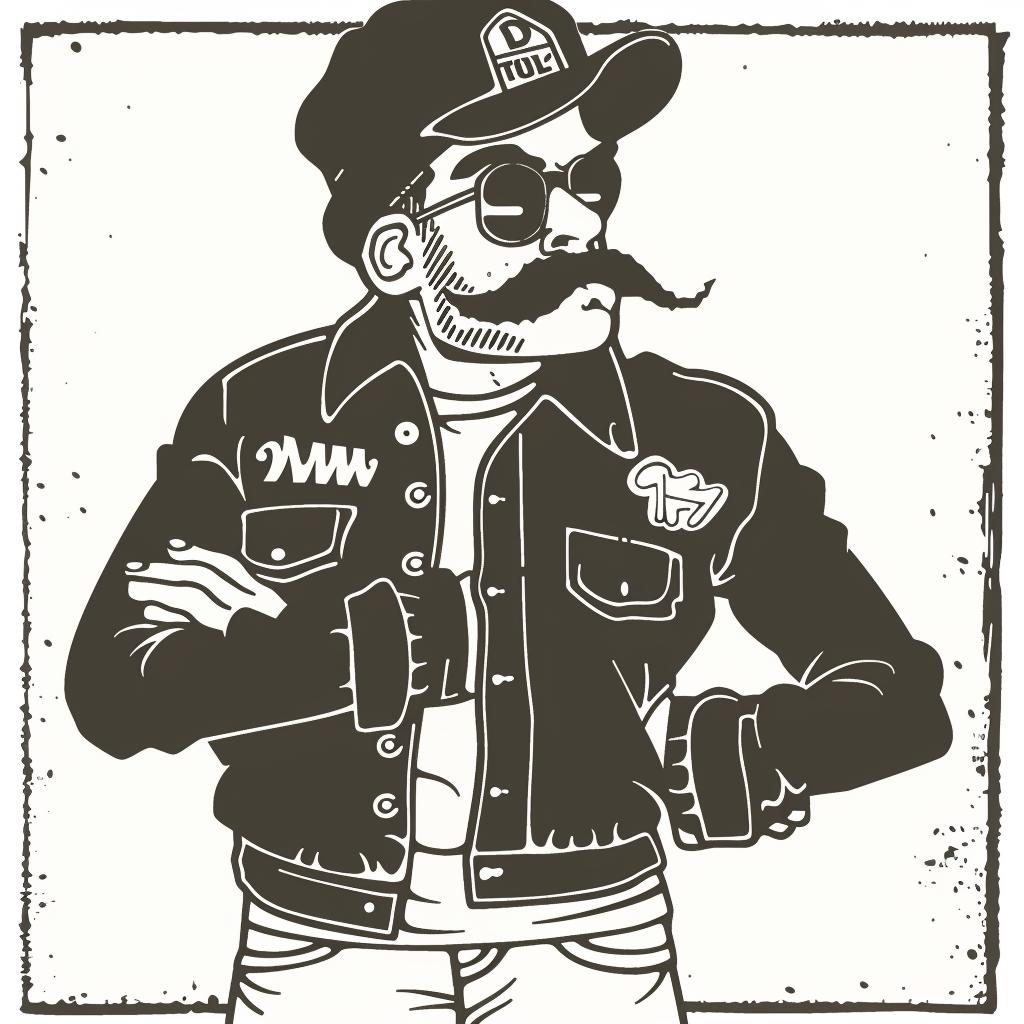 biker  gang  member  street  culture  minimal  man  mustache  jacket  urban 957413