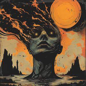 album  cover  creative  surreal  Francesco  Francavilla  hyper-realistic  screenprinting  symbolist  art 1063570