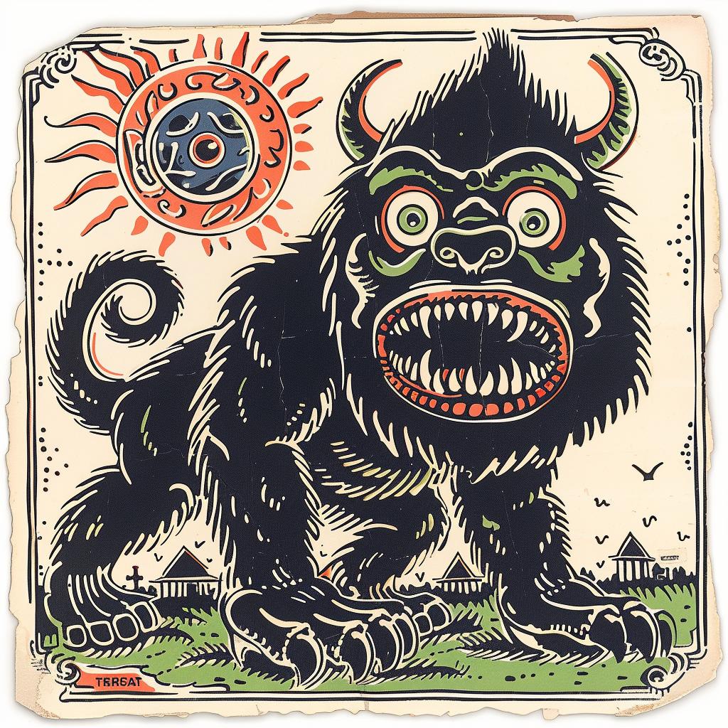 surreal  collage  demon  sun  hyper-realistic  screenprinting  Toshio  Saeki  Todd  art 942204