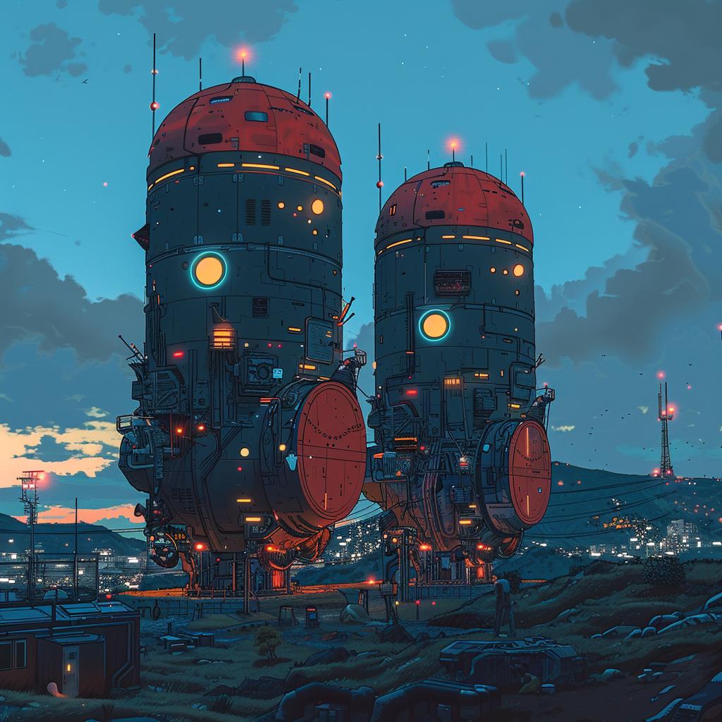 buildings  red  lights  photo  space  colony  cyborg  urban  landscape  layered 1019727