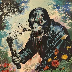 zombie  blood  painting  chromolithography  book  cover  art  horror  graphic  face 1050376