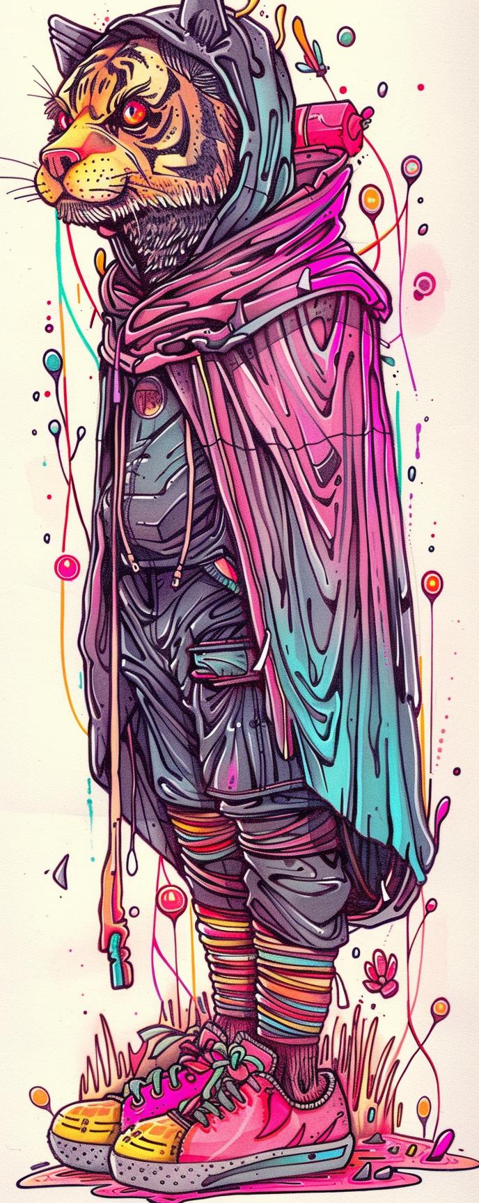 حذاء Yeezy الأسطوري Grim Reaper Tiger الخيالي مزيج فريد من المخلوقات، استكشاف 940998