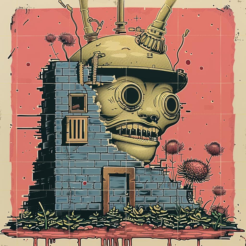 poster  skull  robot  head  graphic  bold  conceptual  modern  artistic  surreal 947597