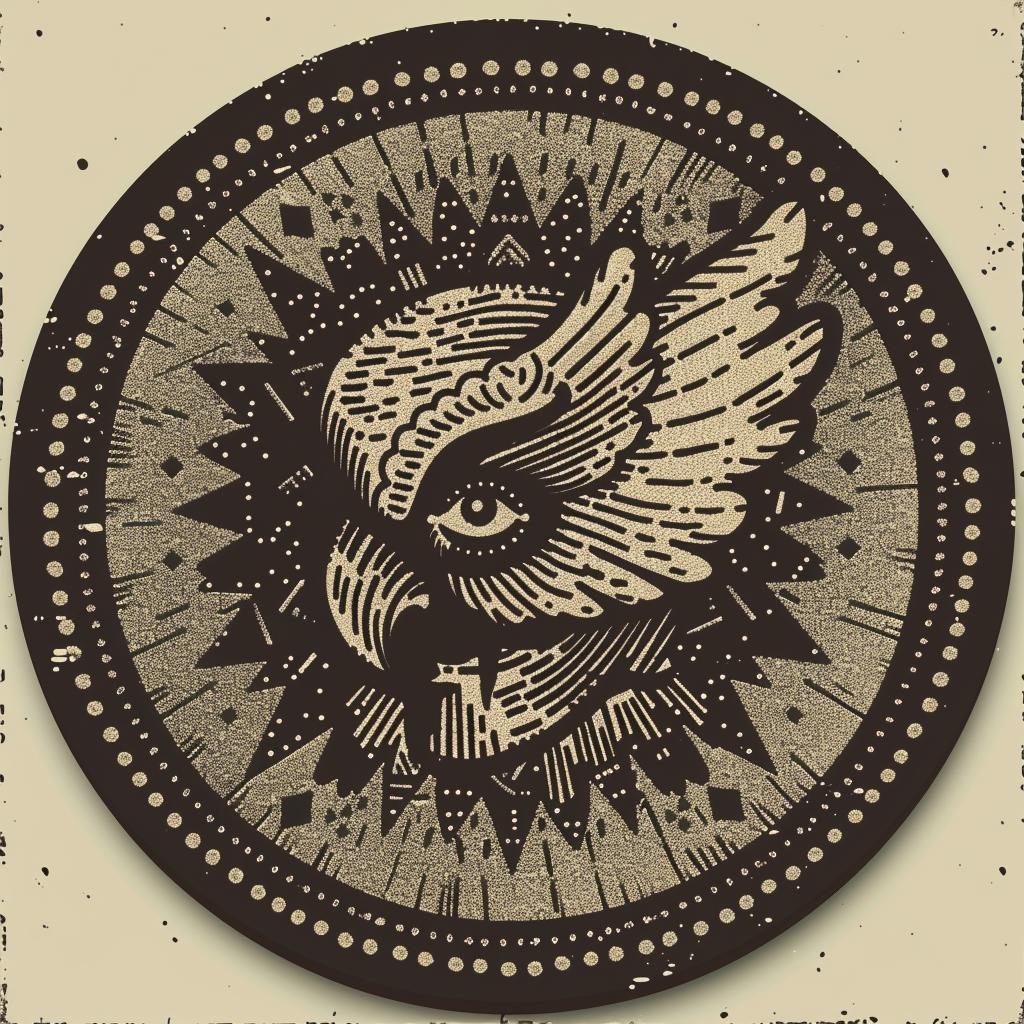 symmetrical  badge  ToddMcFarlane  owl  spiritual  native  dark  terrors  occult  provocative 933293