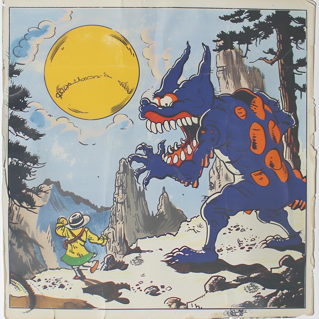 cartoon  poster  monster  girl  surreal  artist  hybrid  colorful  artwork  Toshio 942192