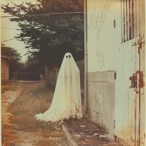 Polaroid  ghost  figure  building  haunting  1974  terrifying  photograph  unsettling  memory 1074483