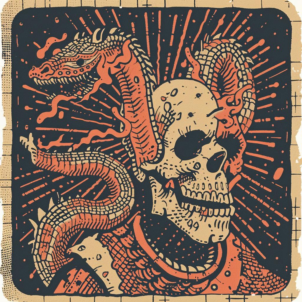 provocative  art  Todd  McFarlane  skull  snake  crown  dark  occult  tattoo 935240