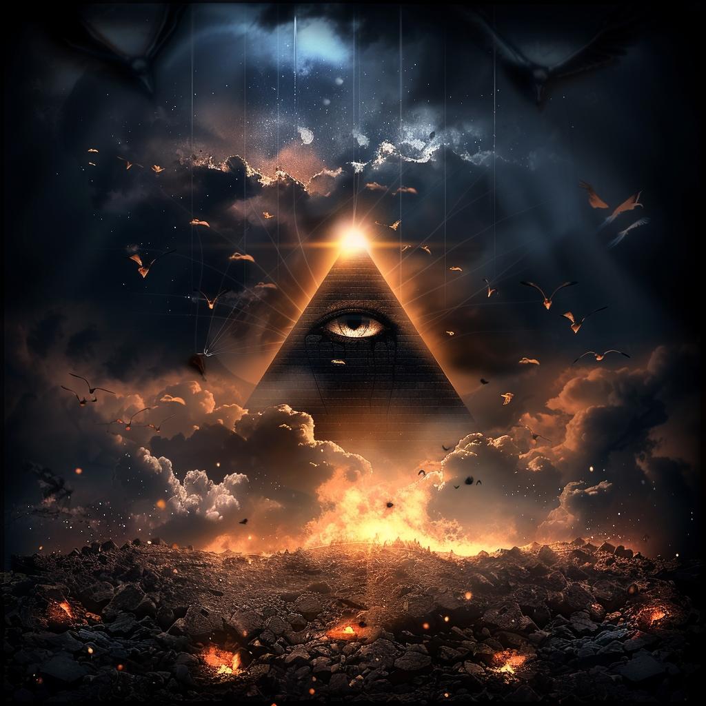 occult  horror  eye  clouds  fire  supernatural  mystical  vision  foreboding  symbolic 1034309