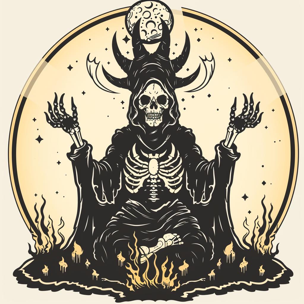 grim  reaper  hands  air  occult  dark  art  naturalistic  spiritual  Todd 932256