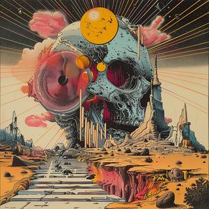 album  cover  art  end  world  dark  symbolist  creative  design  Risograph 1036977