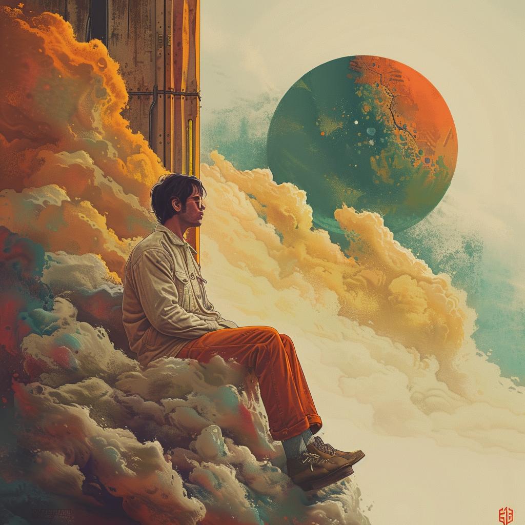 album  cover  cloud  orange  sky  red  sun  detail  Vallejo  art 964338