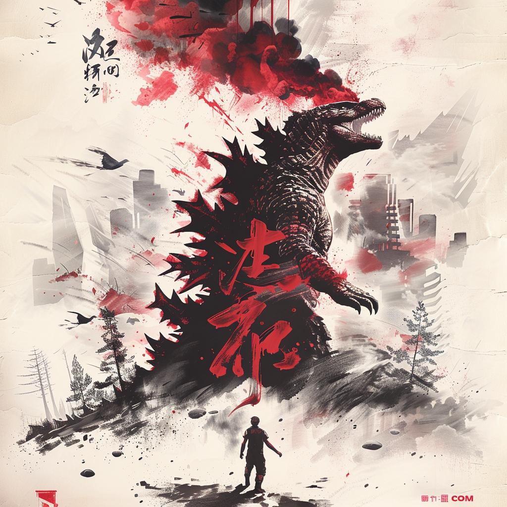 poster  vintage  Godzilla  monsters  art  film  nostalgic  graphic  illustration  bold 938454