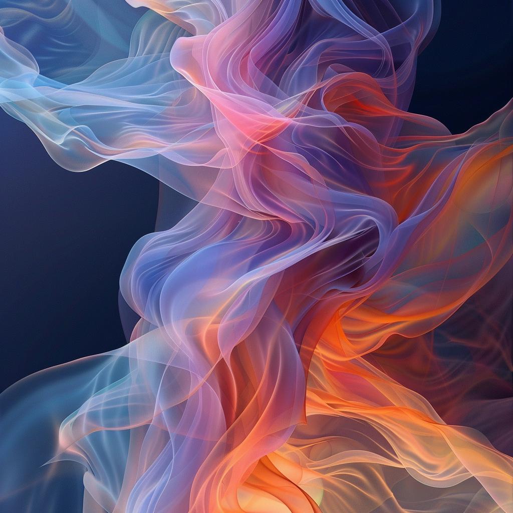 abstract  colorful  smoke  flowing  air  dynamic  vitality  creative  imagination  8k 960110